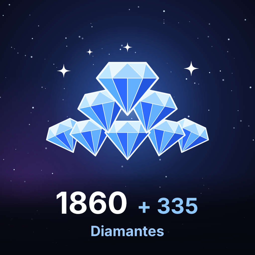 Recarga Mobile Legends - 1860 + 335 Diamantes