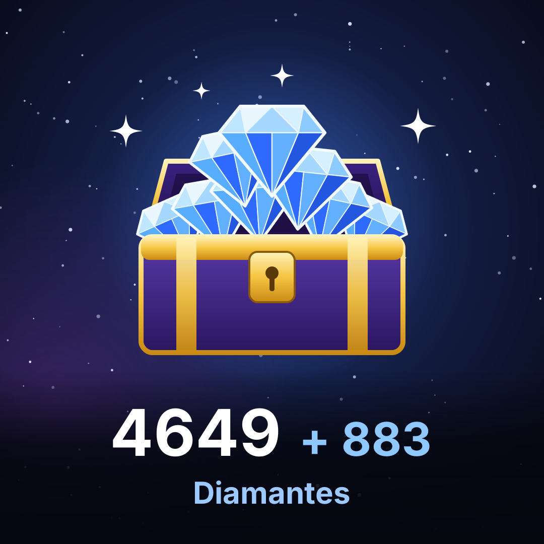 Recarga Mobile Legends - 4649 + 883 Diamantes