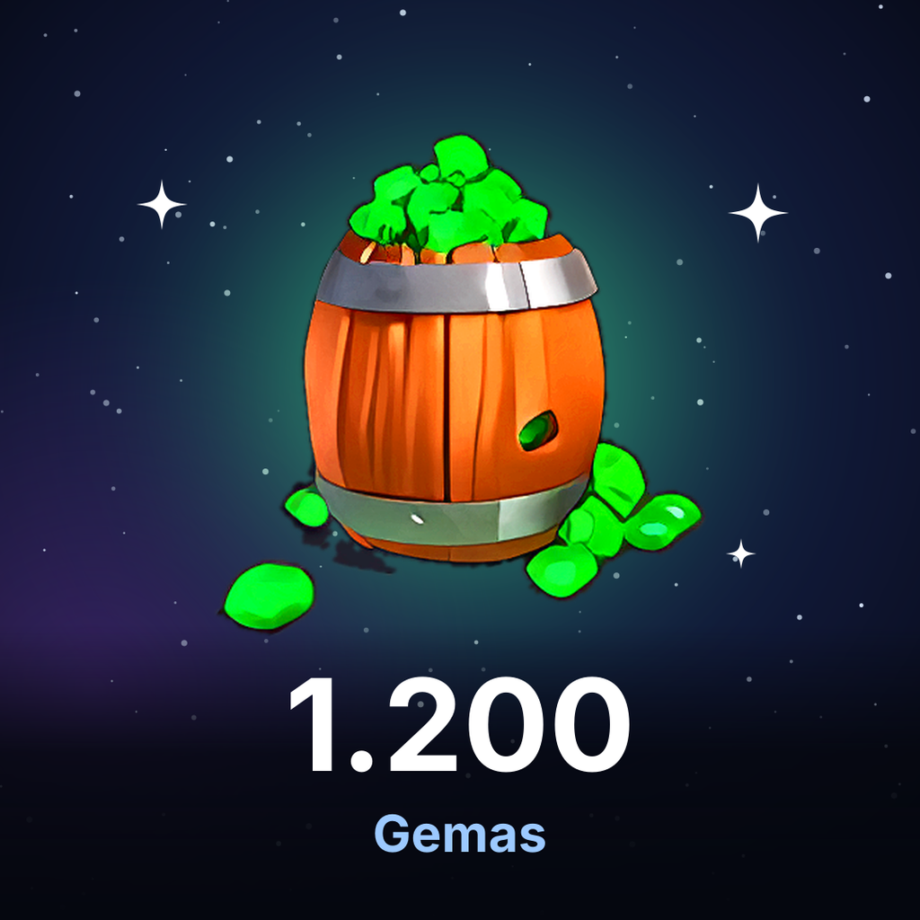 Recarga Clash Royale - 1.200 Gemas