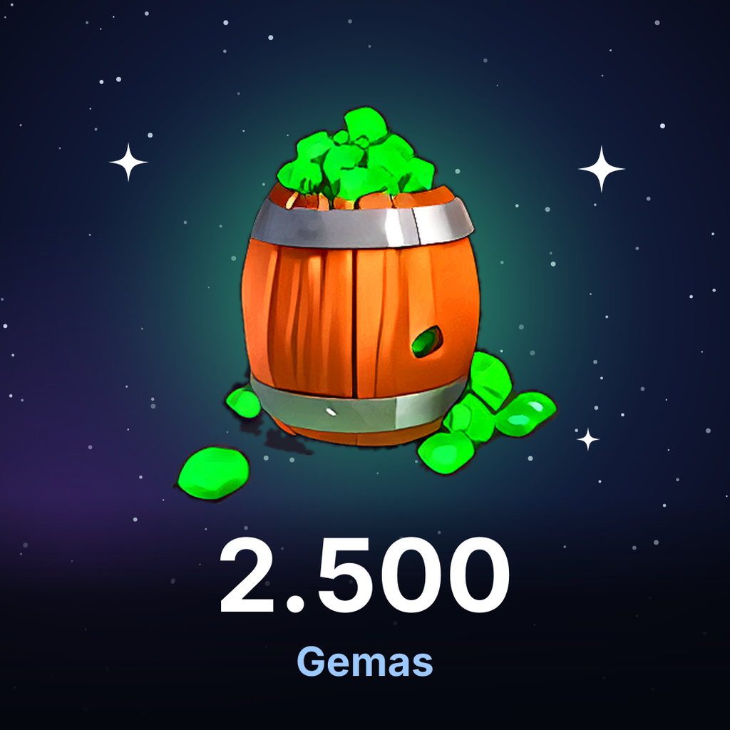 Recarga Clash Royale - 2.500 Gemas