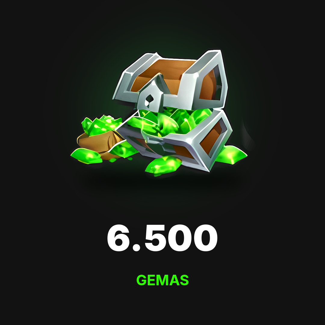 Clash of Clans 6.500 Gemas