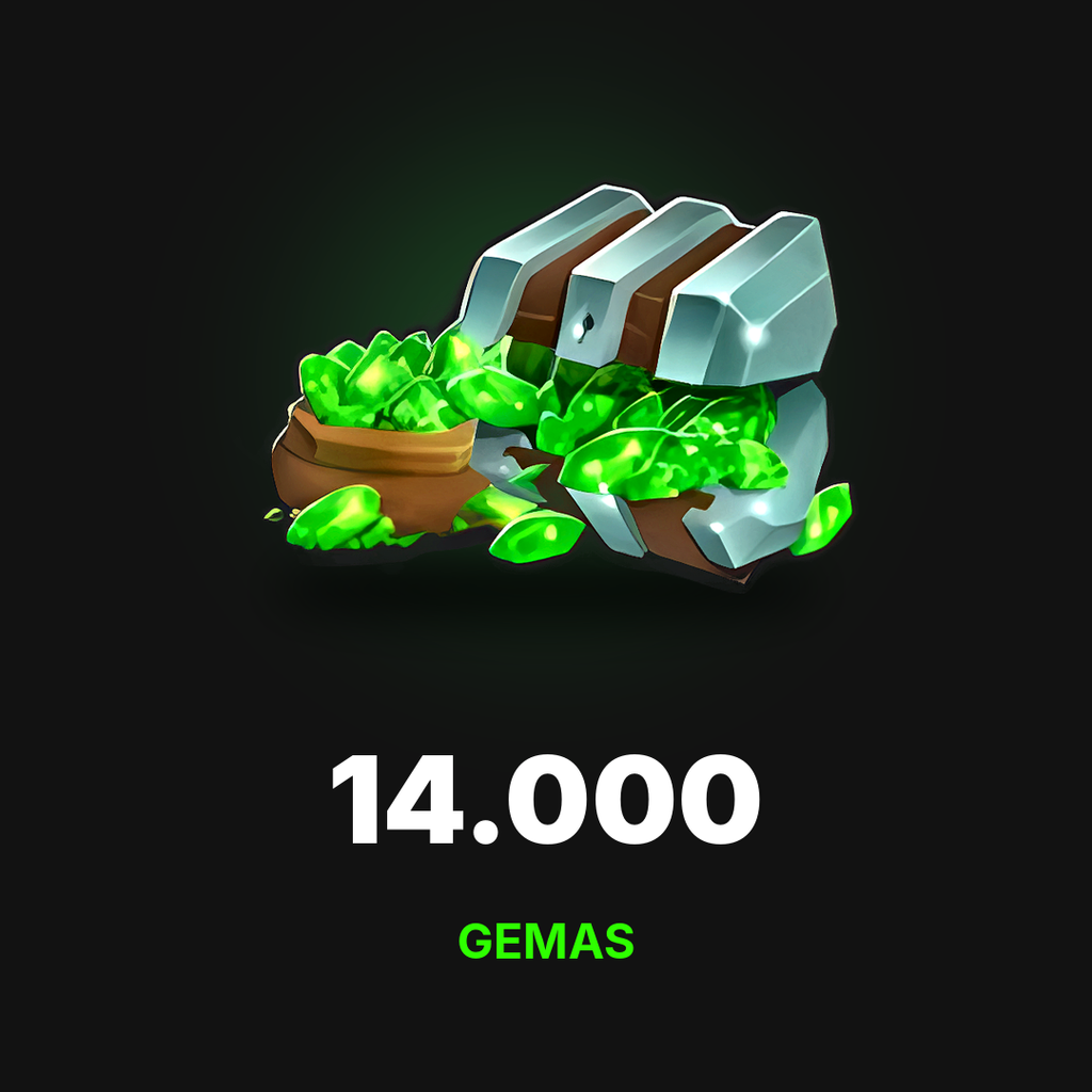 Clash of Clans 14.000 Gemas