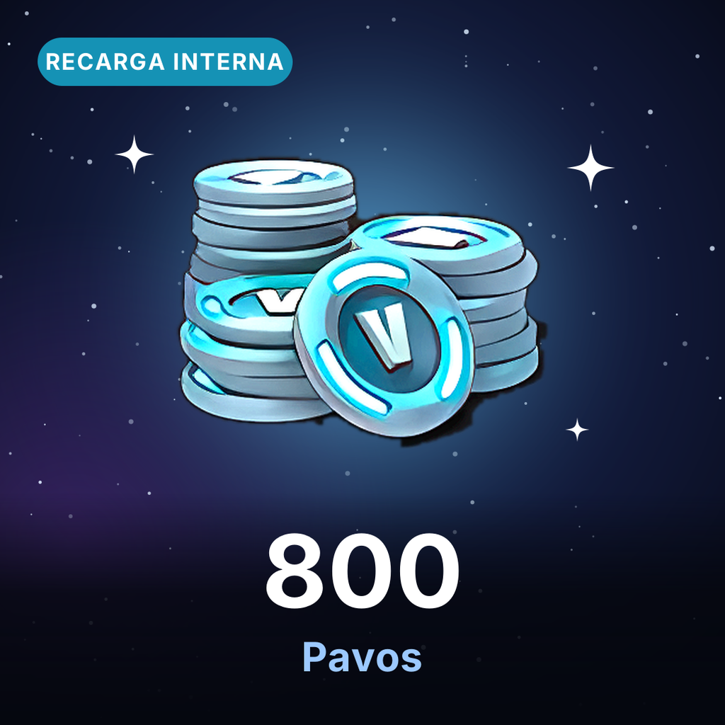 Recarga Fortnite PC - 800 Pavos (V-Bucks)