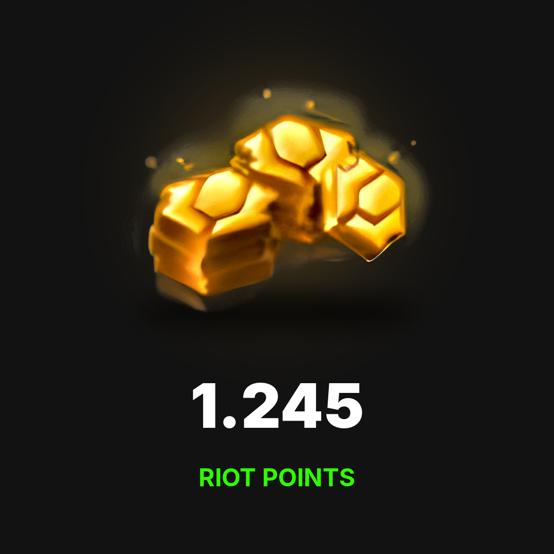 League of Legends 1.245 Riot Points