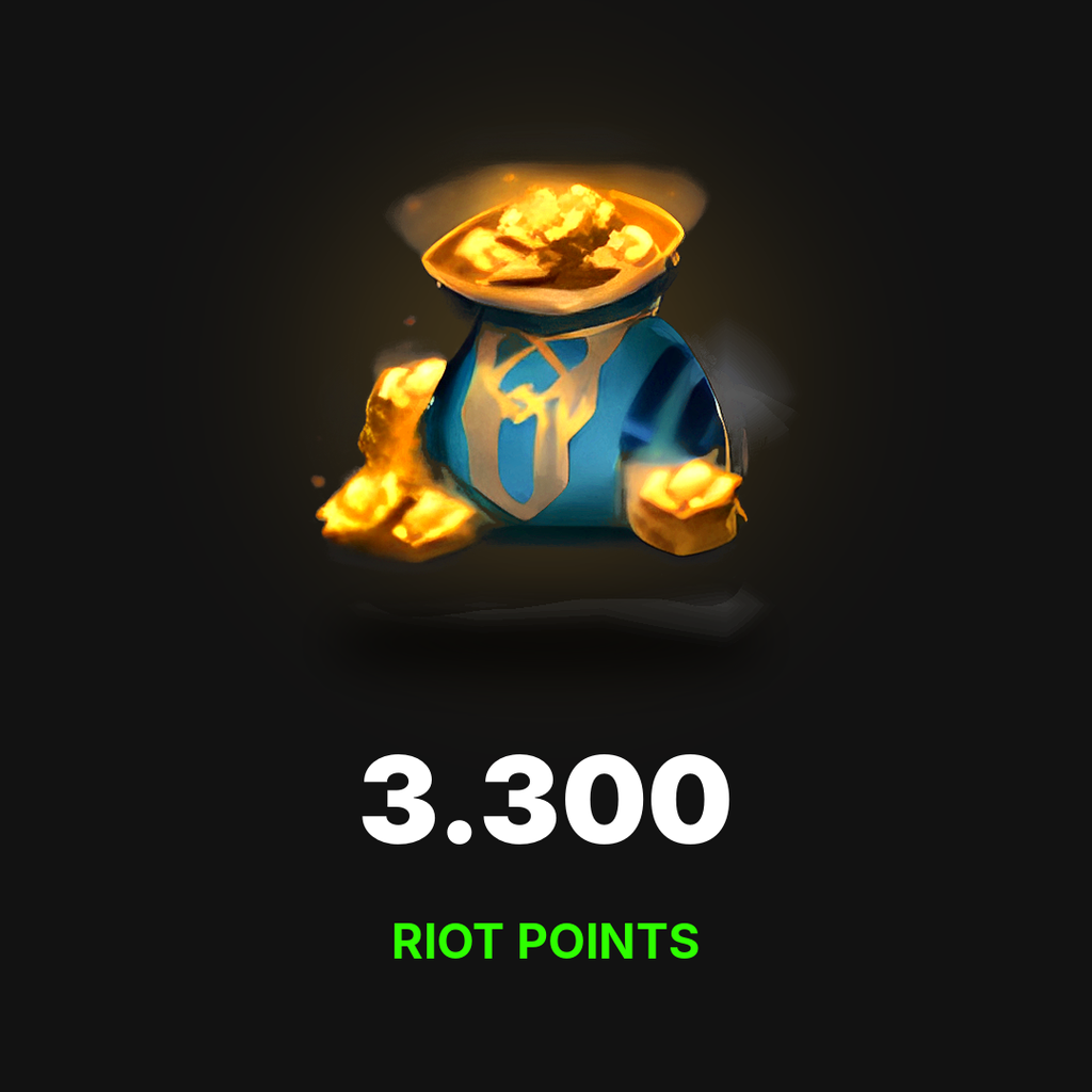 League of Legends 3.300 Riot Points