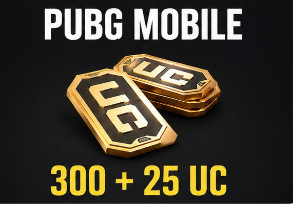 Recarga PUBG Mobile - 300 + 25 UC