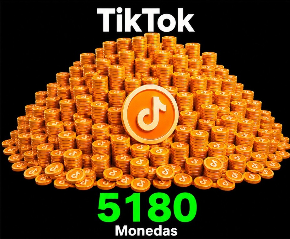 Recarga TikTok - 5180 Monedas