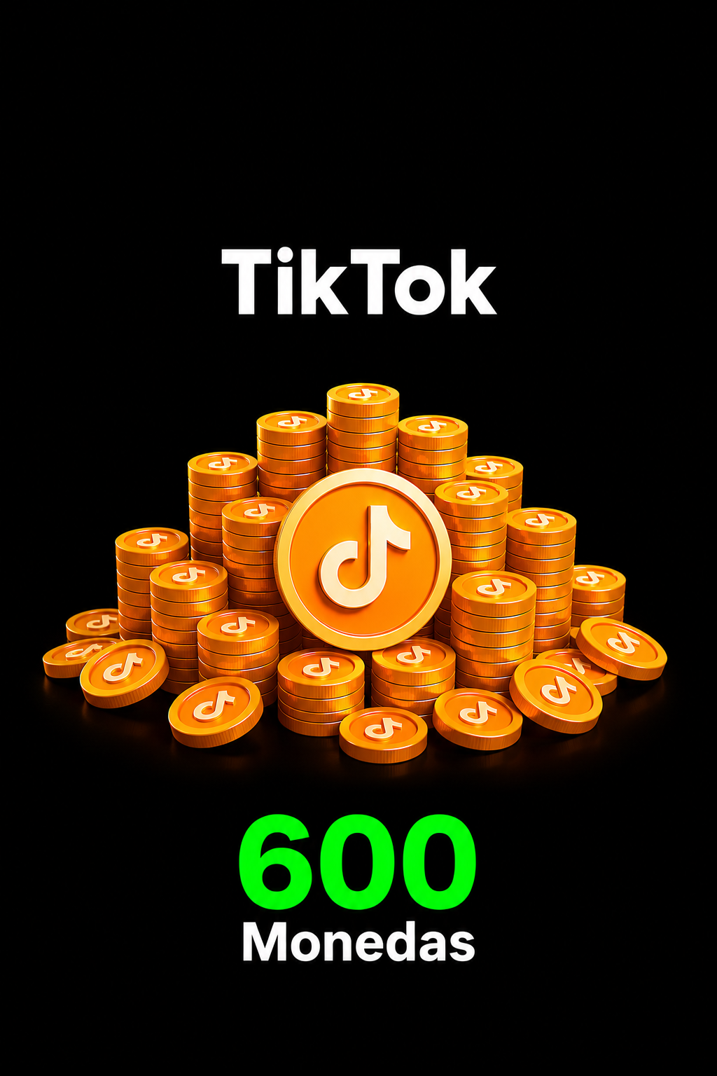 Recarga TikTok - 600 Monedas