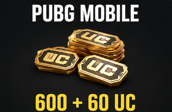 Recarga PUBG Mobile - 600 + 60 UC