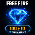 Recarga Free Fire - 100 + 10 Diamantes