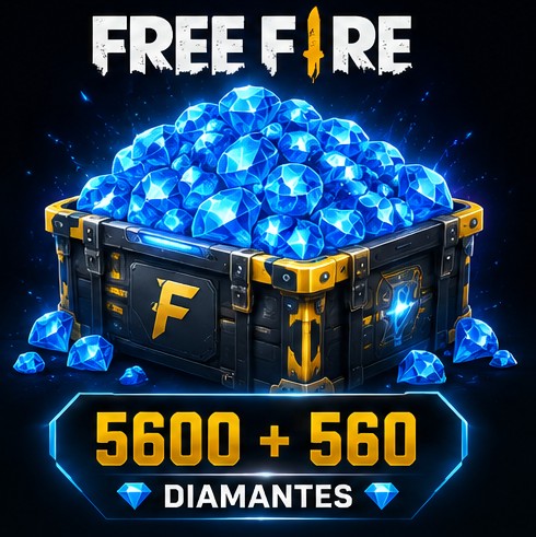 Recarga Free Fire - 5600 + 560 Diamantes