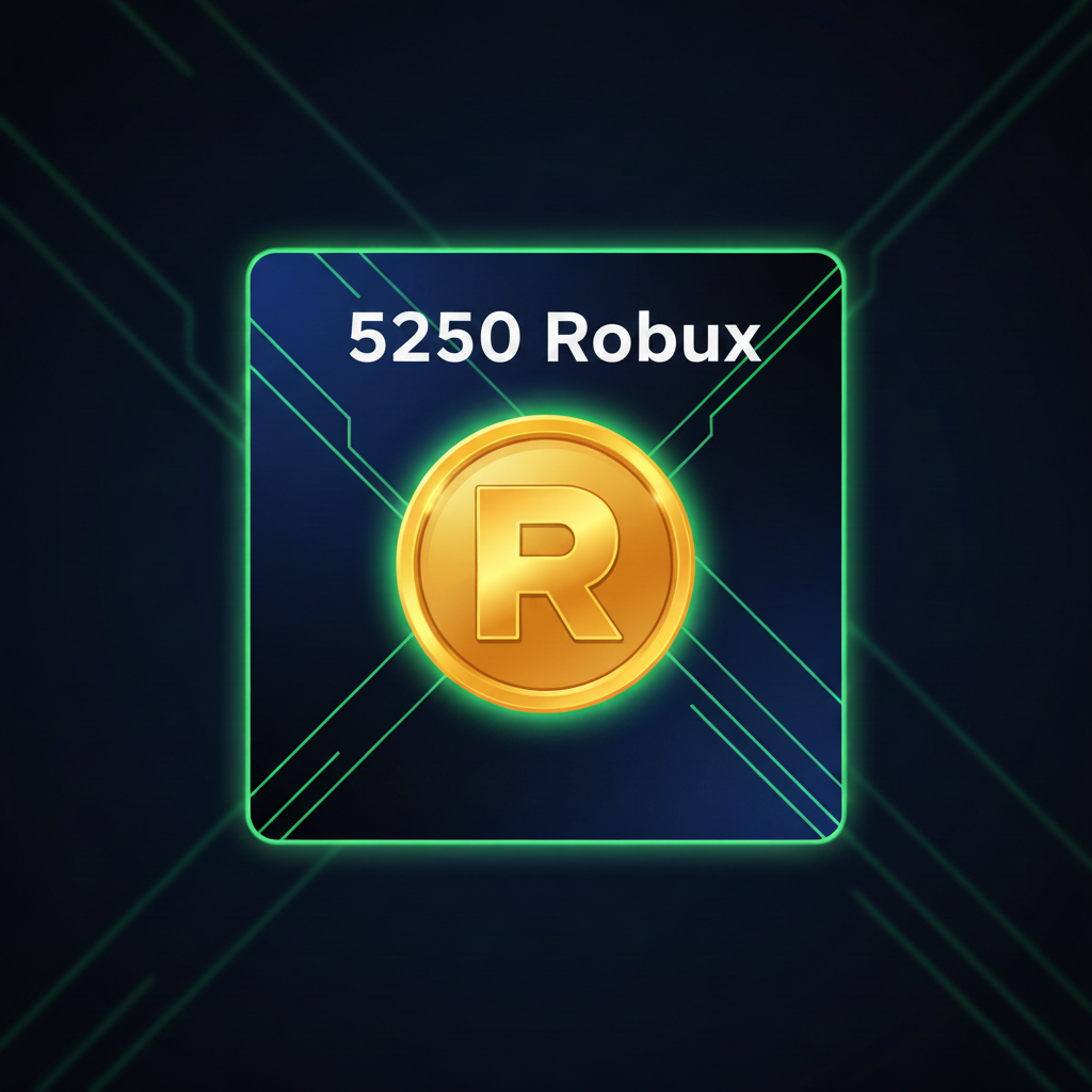 Recarga Roblox - 5250 Robux
