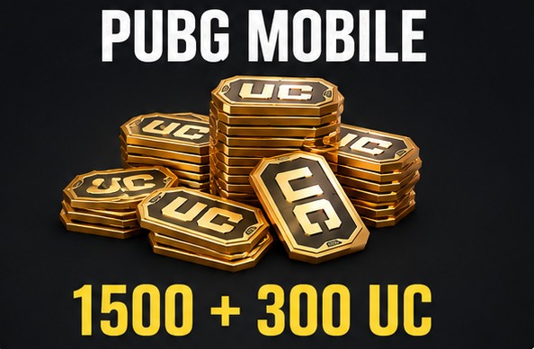 Recarga PUBG Mobile - 1500 + 300 UC