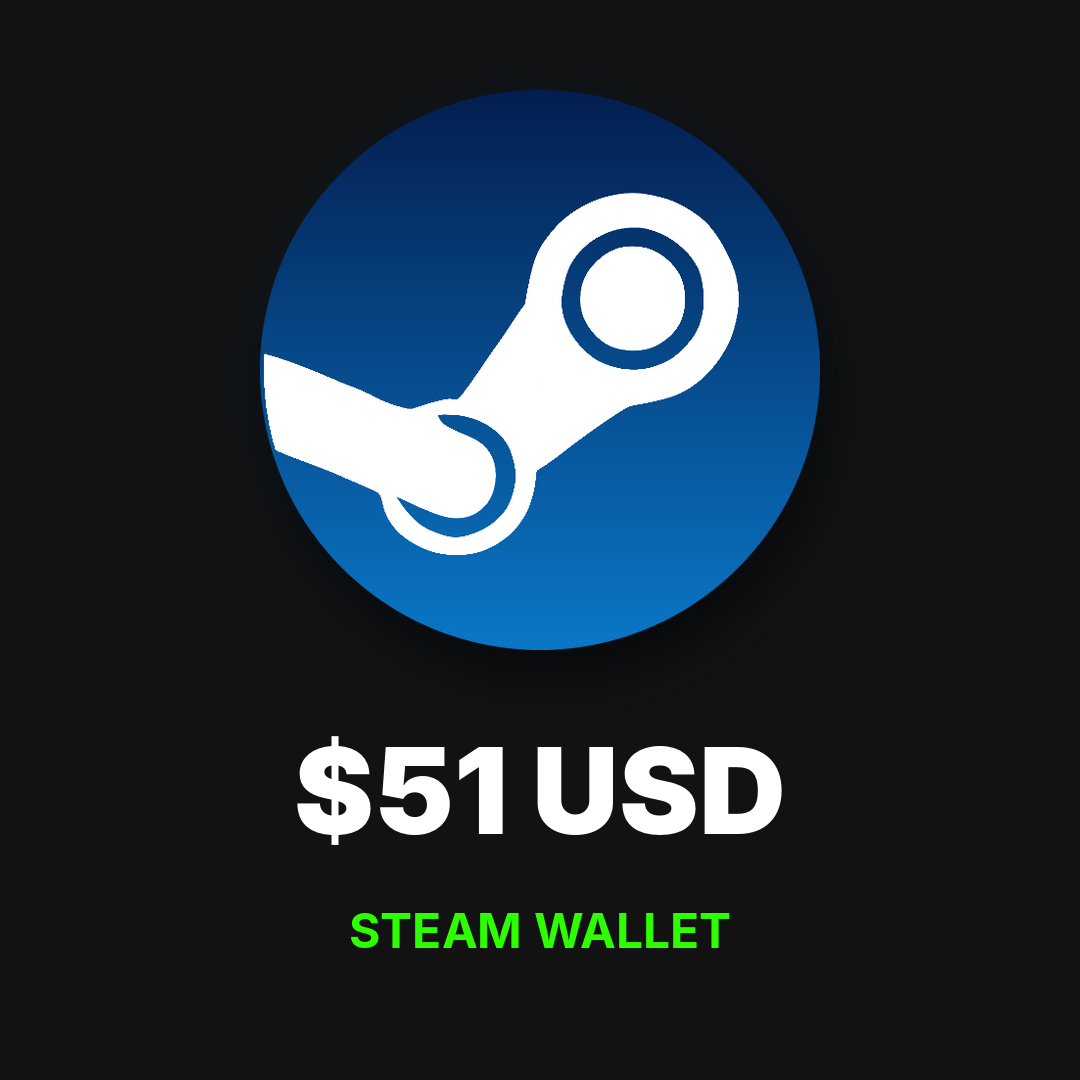 Steam Gift Card 51 USD