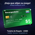 Tarjeta de Regalo RecargasBello - 5 USD